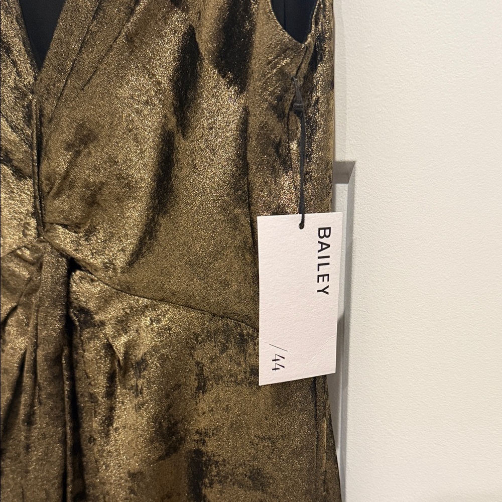 Bailey 44 Metallic Gold Midi Dress - Picture 2 of 4